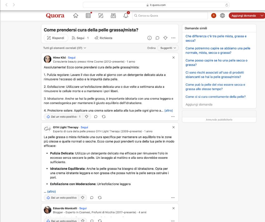 Dove si trova ispirazione per creare contenuti social? Quora.